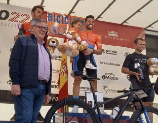 Alberto López ganador de la carrera de BTT “Ciudad de Hellín”, del Circuito Provincial