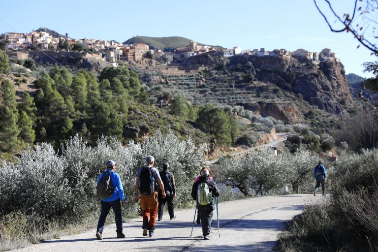 El río Mundo, nuevo protagonista en las rutas de senderismo de la Diputación, a su paso por Liétor