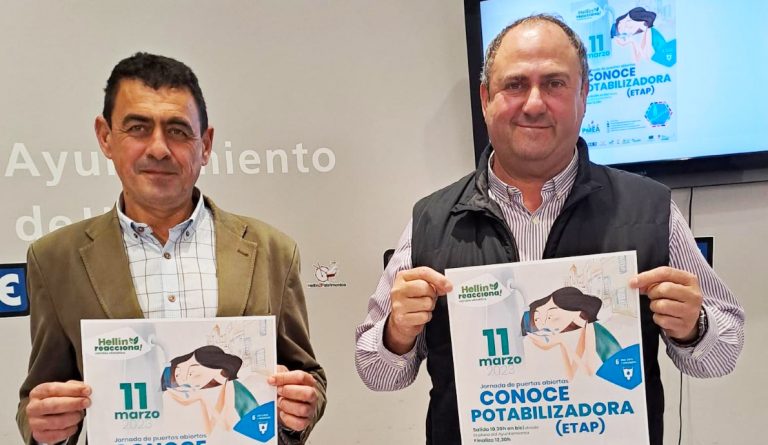 El Ayuntamiento de Hellín, en colaboración con la empresa Aqualia, programa una jornada de puertas abiertas a la potabilizadora municipal