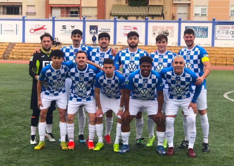 El Hellín CF se aleja de las posibilidades del ascenso, tras el empate en Santa Ana con el Aguas Nuevas