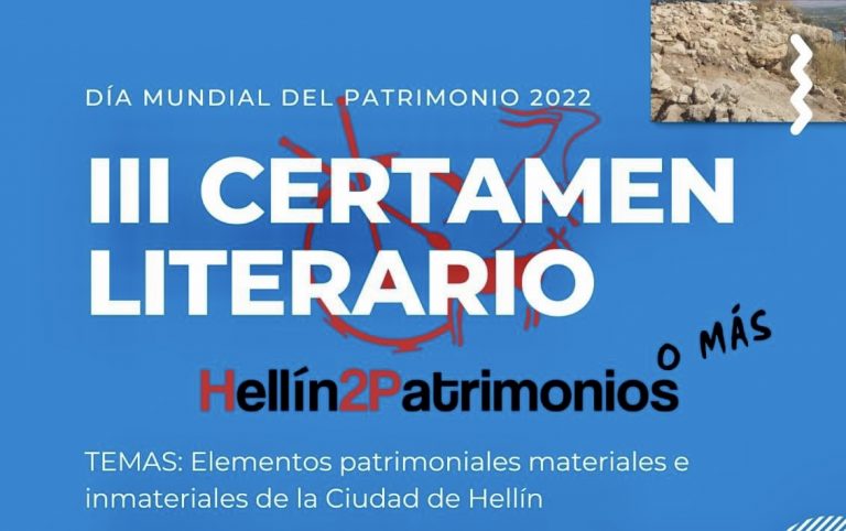 Gran éxito del III Certamen Literario “Hellín 2 Patrimonios o más”