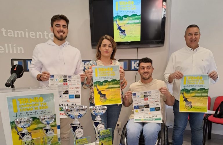 Hellín acoge la celebración del I Torneo Exhibición de Tenis en Silla de Rueda (TSR)