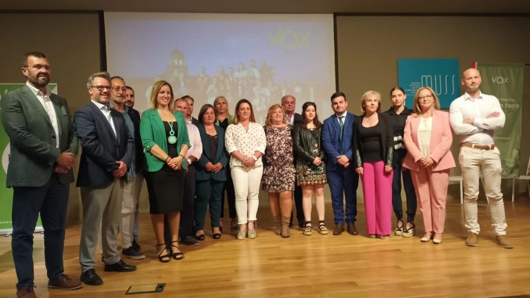 Presentación de la candidatura del Grupo Municipal de Vox