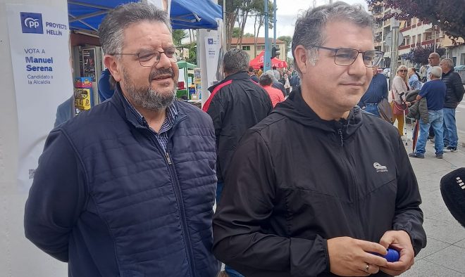 Juan A. Moreno Moya con Manuel Serena / EFDH.