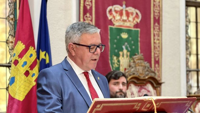 Declaraciones de Ramón García, tras la proclamación de Manuel Serena como alcalde de Hellín