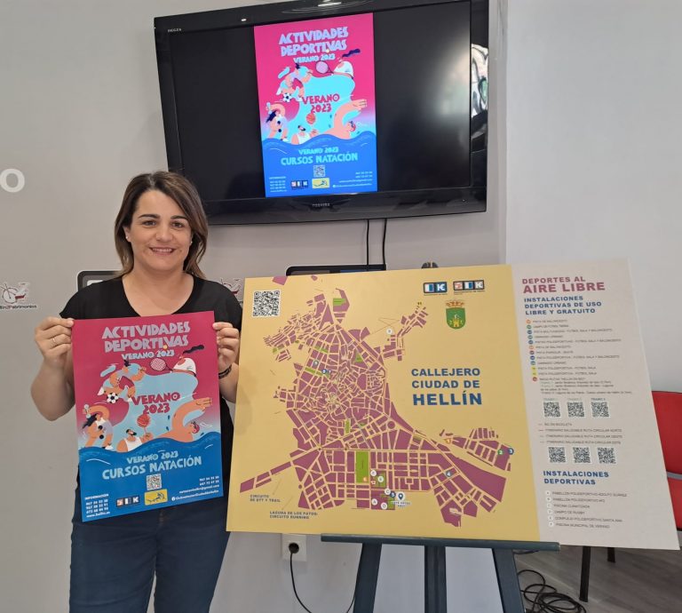 María Dolores Vizcaíno presenta las actividades deportivas para el Verano 2023