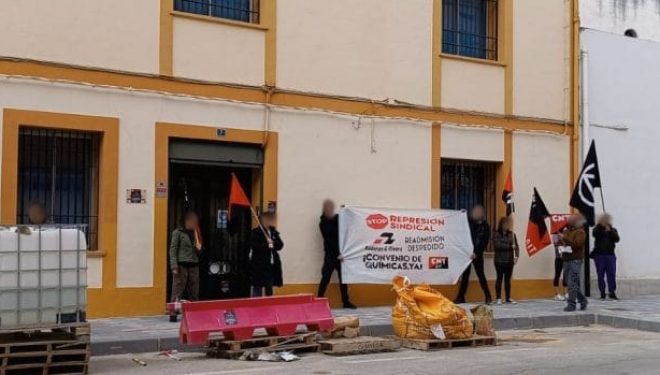 El sindicato CNT-AIT organiza una Semana de Lucha en solidaridad por el trabajador despedido en la empresa Ródenas y Rivera SA