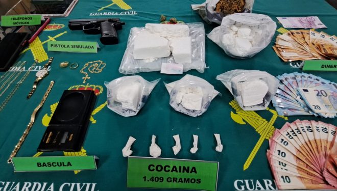 Detenidas en Isso 6 personas y desarticulada una organización criminal dedicada a la distribución de cocaína