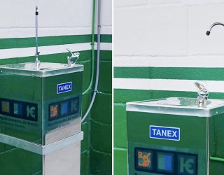 Instalada una fuente de agua en el Pabellón de Deportes “Adolfo Suárez”