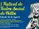 I Festival de Teatro Social de Hellín 26 de agosto