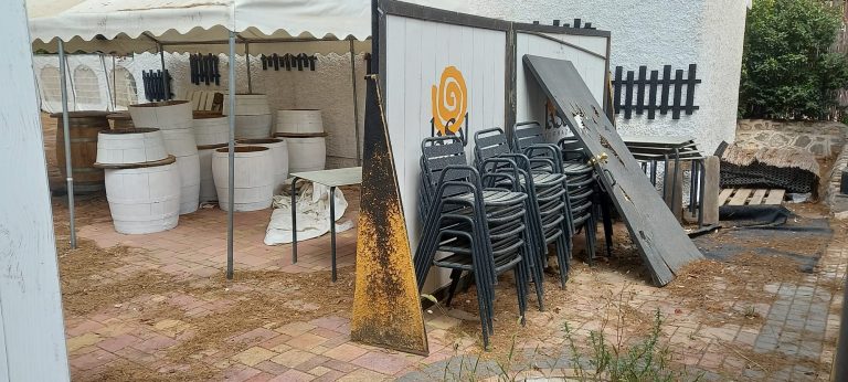 El futuro incierto de La Terraza de la Sal en Hellín