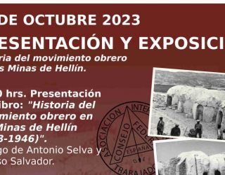 Presentación del libro “Historia del movimiento obrero en Las Minas de Hellín (1868-1946)