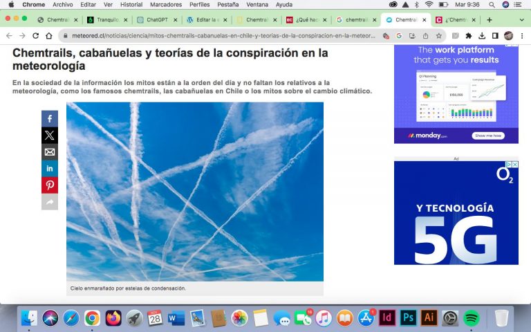 ¿Nos fumigan desde el cielo con ‘chemtrails’?