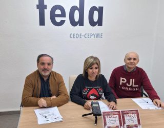 Presentación de la campaña de FEDA, “Rasca una sonrisa al comercio de Hellín”