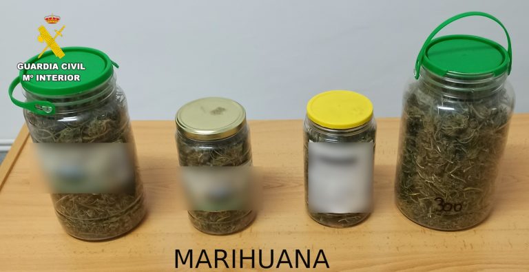 Una detenida con 700 gramos de marihuana en el autobús de Yeste de Hellín
