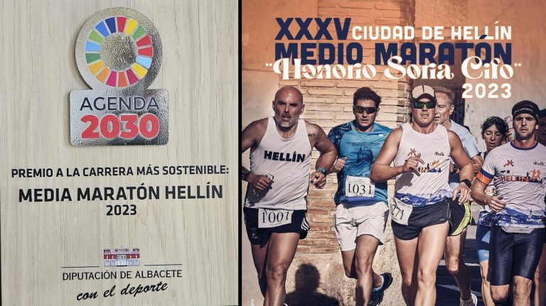 La Media Maratón de Hellín recibe el premio a la ‘Carrera más sostenible’ de la Diputación de Albacete
