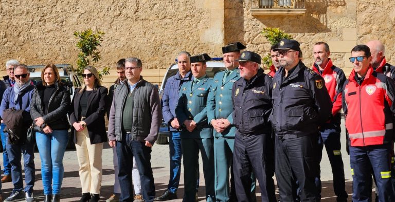 Minuto de silencio por los dos guardias civiles muertos en Barbate (Cádiz)