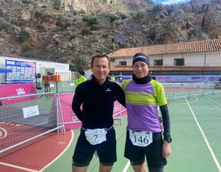 Los hermanos Tauste Galera, Francisco y Ana, vencieron el domingo en el VII Trail de Aýna