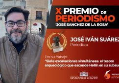 El X Premio de Periodismo ‘José Sánchez de la Rosa’ reconoce un trabajo sobre el patrimonio arqueológico de Hellín