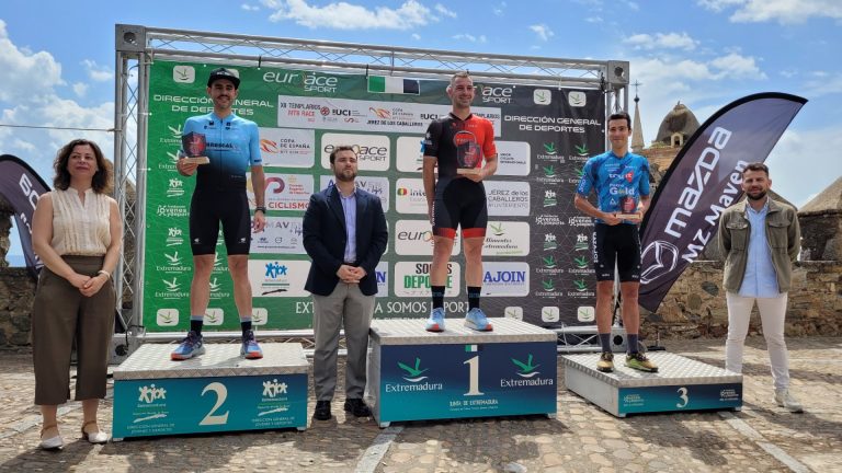 Ángel Romero, del equipo Kazajoz, consigue subir al podio en la Copa España BTT XCM