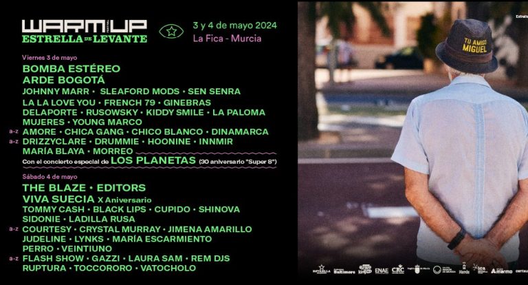 El WARM UP Estrella de Levante 2024 revela su line-up completo