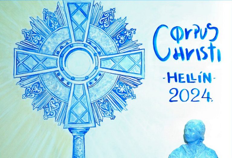 Hellín celebra el Corpus Christi con jornadas de oración y alfombras de serrín