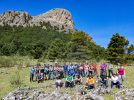 Éxito rotundo en la ruta de senderismo “Piedra del Cambrón” en Villaverde de Guadalimar