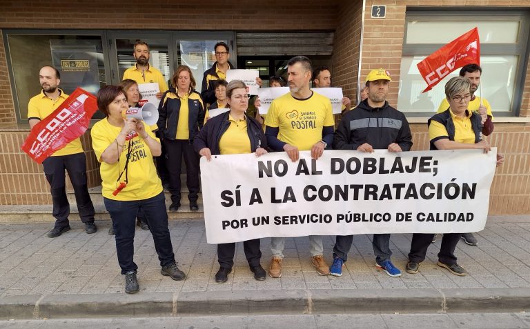 Correos de Hellín anuncia una huelga en el trabajo, para los días 20, 21 y 22 de este mes de mayo