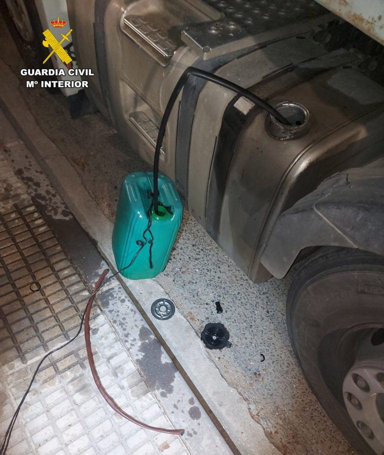 La Guardia Civil detiene a un sospechoso por el robo de gasóleo en Tobarra