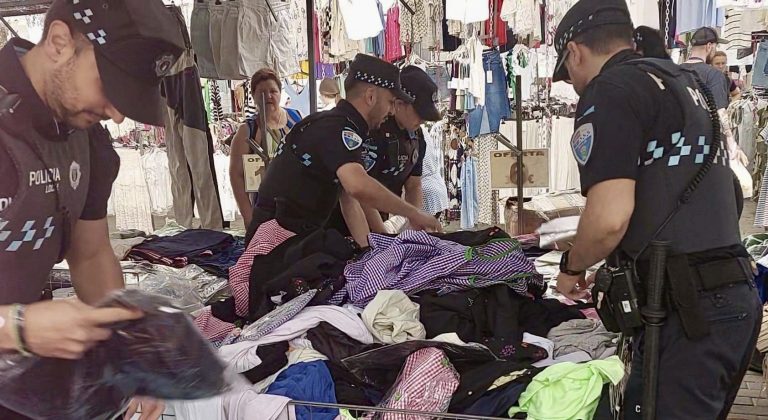 Operación especial contra la venta ilegal y falsificaciones en el Mercadillo