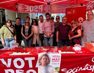 Los partidos políticos hacen un llamado a la acción cívica en el Mercadillo de cara a las Elecciones Europeas