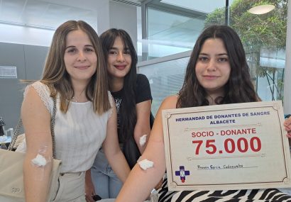 La Hermandad de Donantes de Sangre de Albacete alcanza su socio número 75.000 en Hellín
