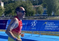 José Luis Lencina completa con éxito el Campeonato de Europa de Duatlón en Coimbra