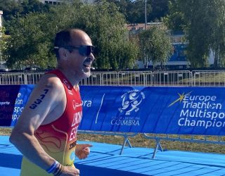José Luis Lencina completa con éxito el Campeonato de Europa de Duatlón en Coimbra