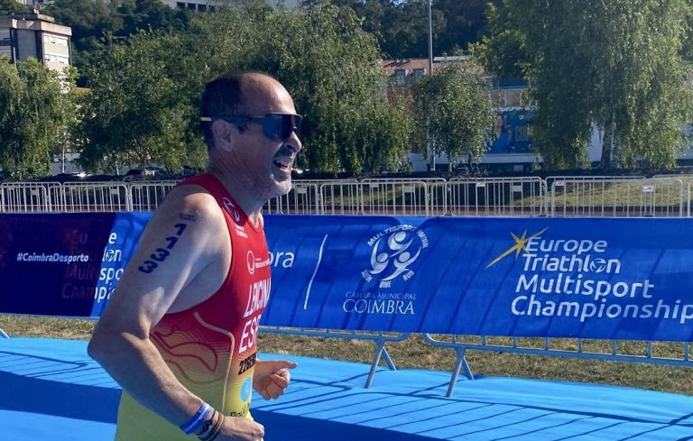 José Luis Lencina completa con éxito el Campeonato de Europa de Duatlón en Coimbra