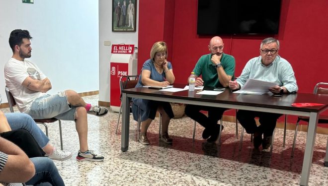 La Ejecutiva del PSOE de Hellín analiza los resultados de las Elecciones Europeas