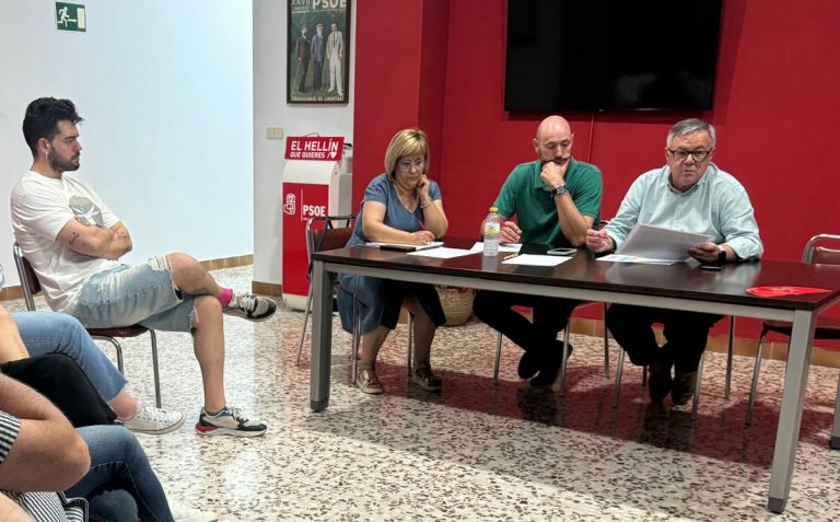 La Ejecutiva del PSOE de Hellín analiza los resultados de las Elecciones Europeas