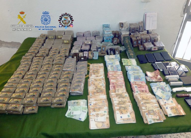 Desarticulada una organización criminal con 50 kilos de hachís en Jumilla