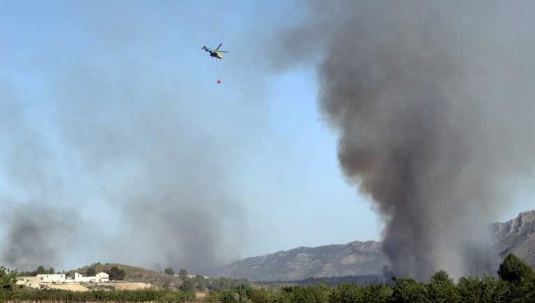 La Sierra de los Donceles en Hellín bajo fuego nuevamente