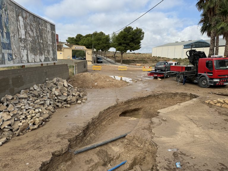 Hellín bajo el agua, caen 80,7 litros por metro cuadrado