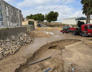 Hellín bajo el agua, caen 80,7 litros por metro cuadrado