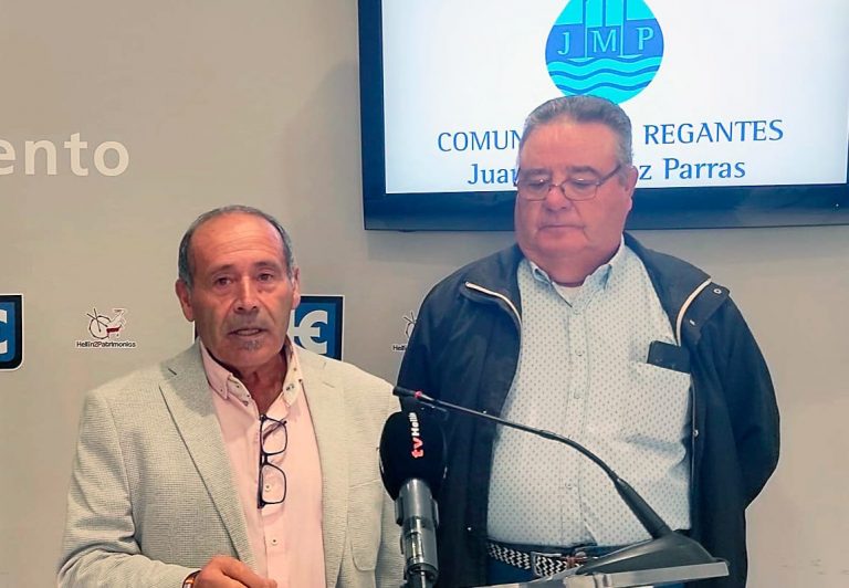 Los regantes de la Comunidad Juan Martínez Parras enfrentan una severa restricción de agua del 57%