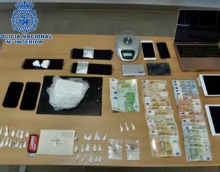 Detenido un traficante con medio kilo de cocaína en pleno inicio de la Feria