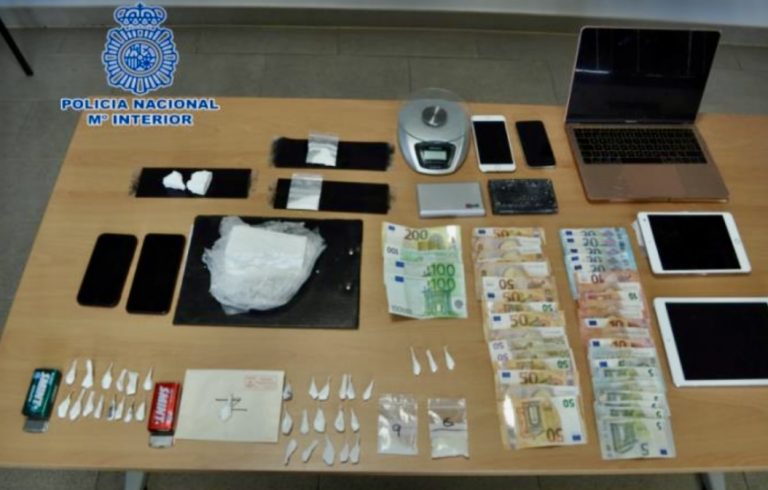Detenido un traficante con medio kilo de cocaína en pleno inicio de la Feria