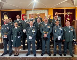 Actos realizados en honor de la patrona de la Guardia Civil, la Virgen del Pilar
