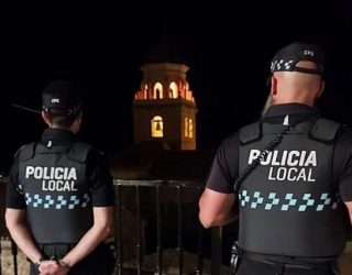 Incendios, vientos y preparativos para la Jura de Bandera marcan la semana de la Policía Local de Hellín