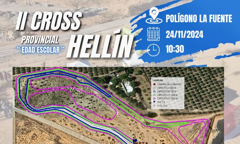 Hellín estrena su circuito de cross con la II edición del Cross Provincial