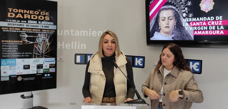 La Hermandad de la Santa Cruz y Virgen de la Amargura presentan un Torneo de Dardos en Hellín para este sábado
