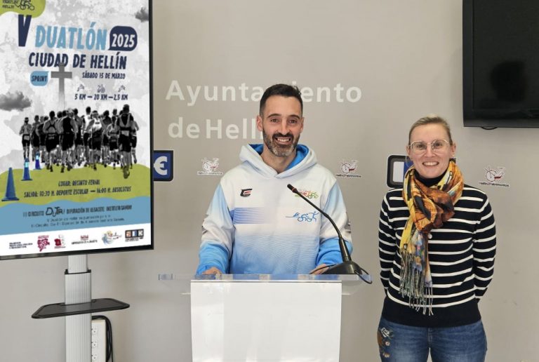 Hellín acogerá el V Duatlón Ciudad de Hellín 2025 el próximo 15 de marzo