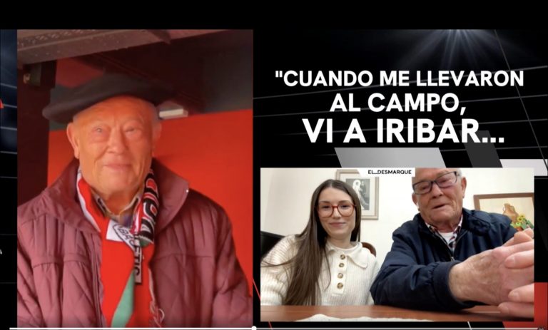 Un hellinero cumple su sueño a los 80 con su primer San Mamés